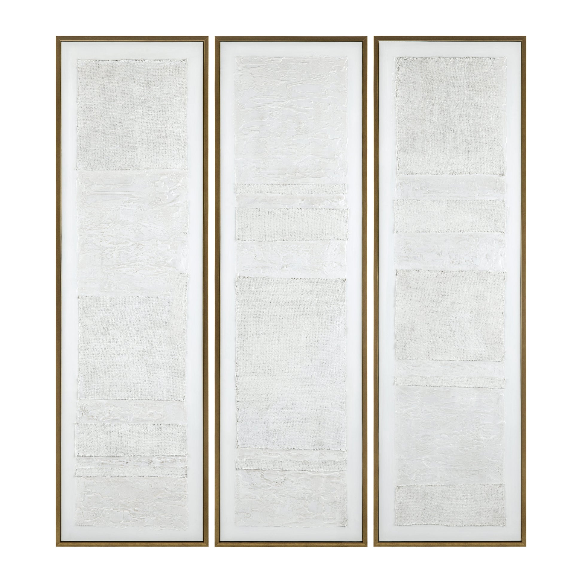 Emery White/Gold Canvas - Ornate Home