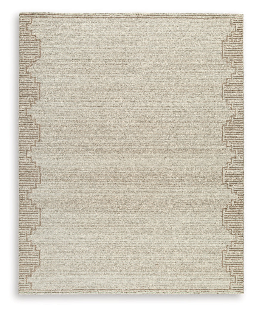 Emorymore Brown/Beige Large Rug- Viva Furn