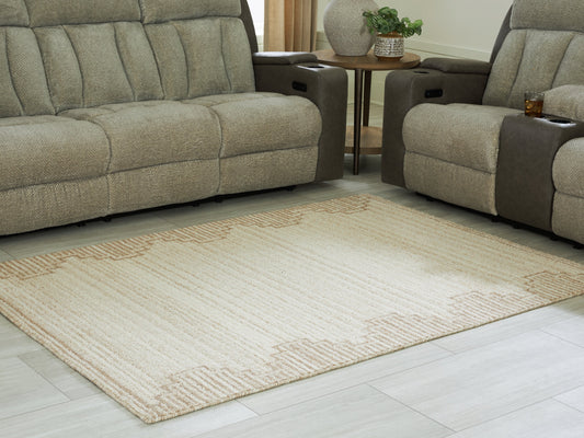 Emorymore Brown/Beige Medium Rug- Viva Furn