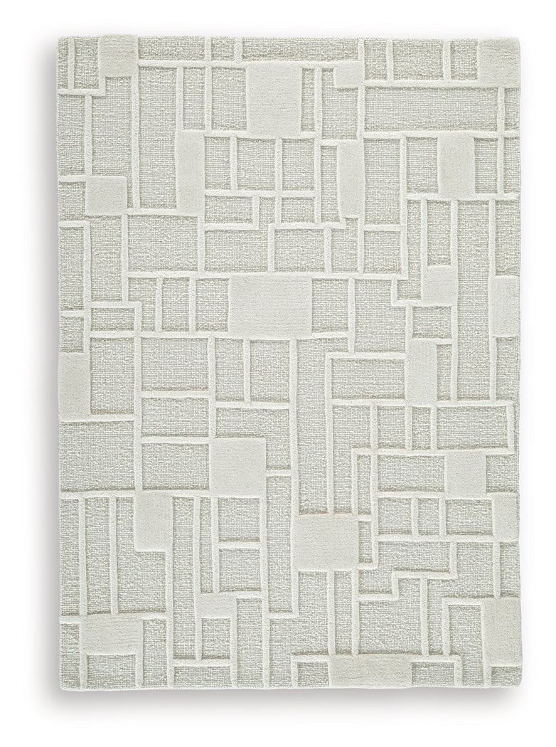 Empriss Ivory Medium Rug- Viva Furn