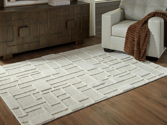 Empriss Ivory Medium Rug- Viva Furn