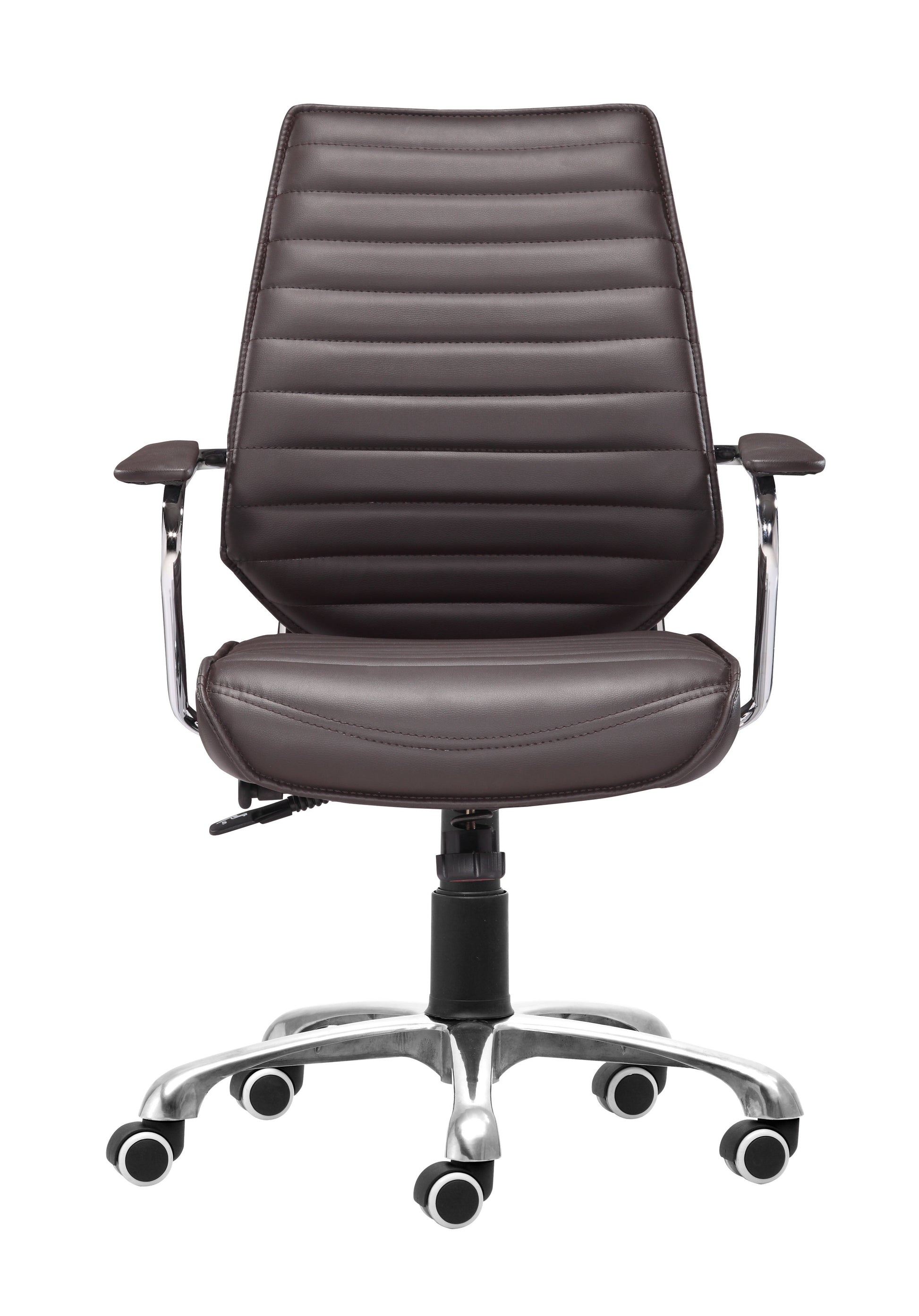 Enterprise Espresso Low Back Office Chair - Ornate Home