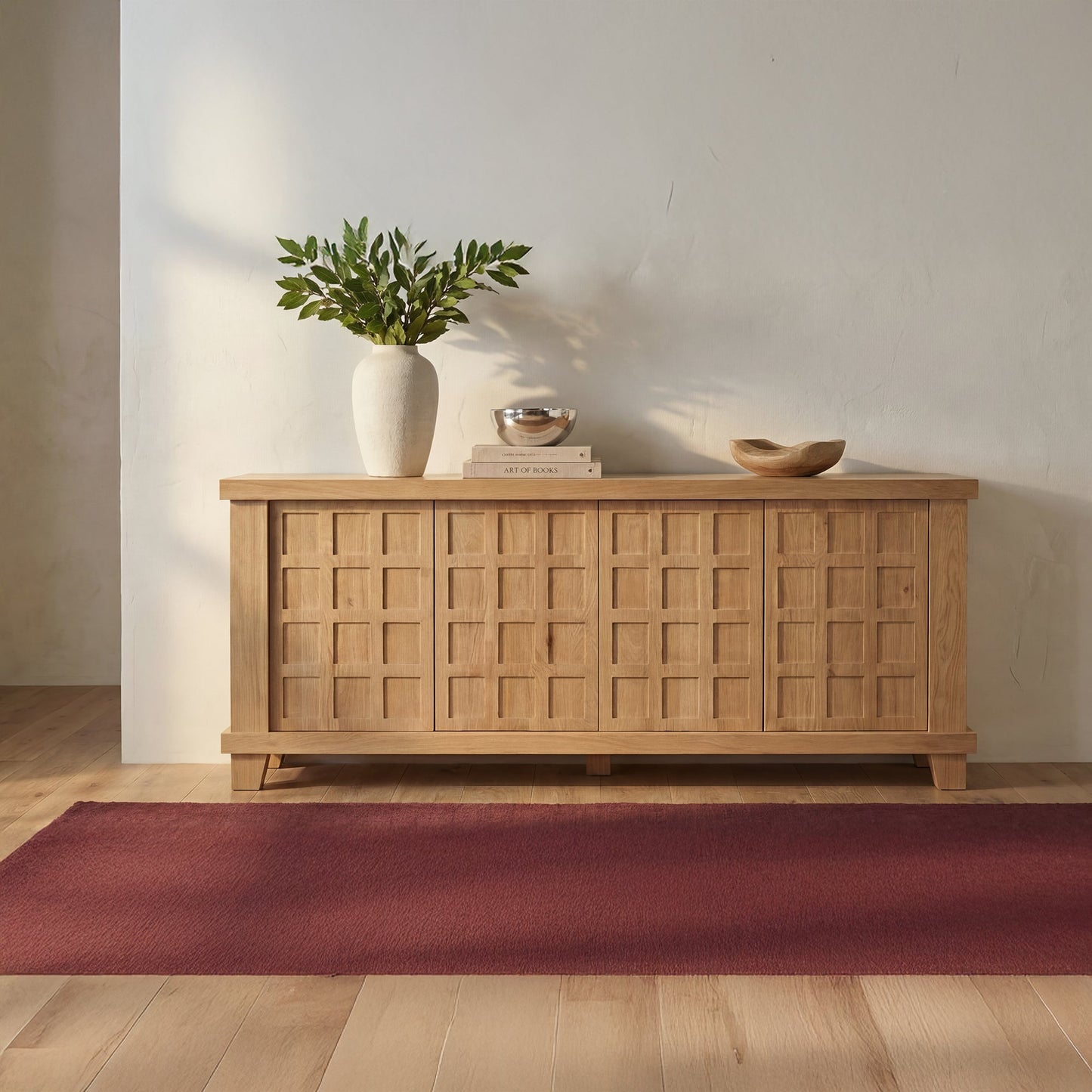 Enya Natural Oak Sideboard - Ornate Home