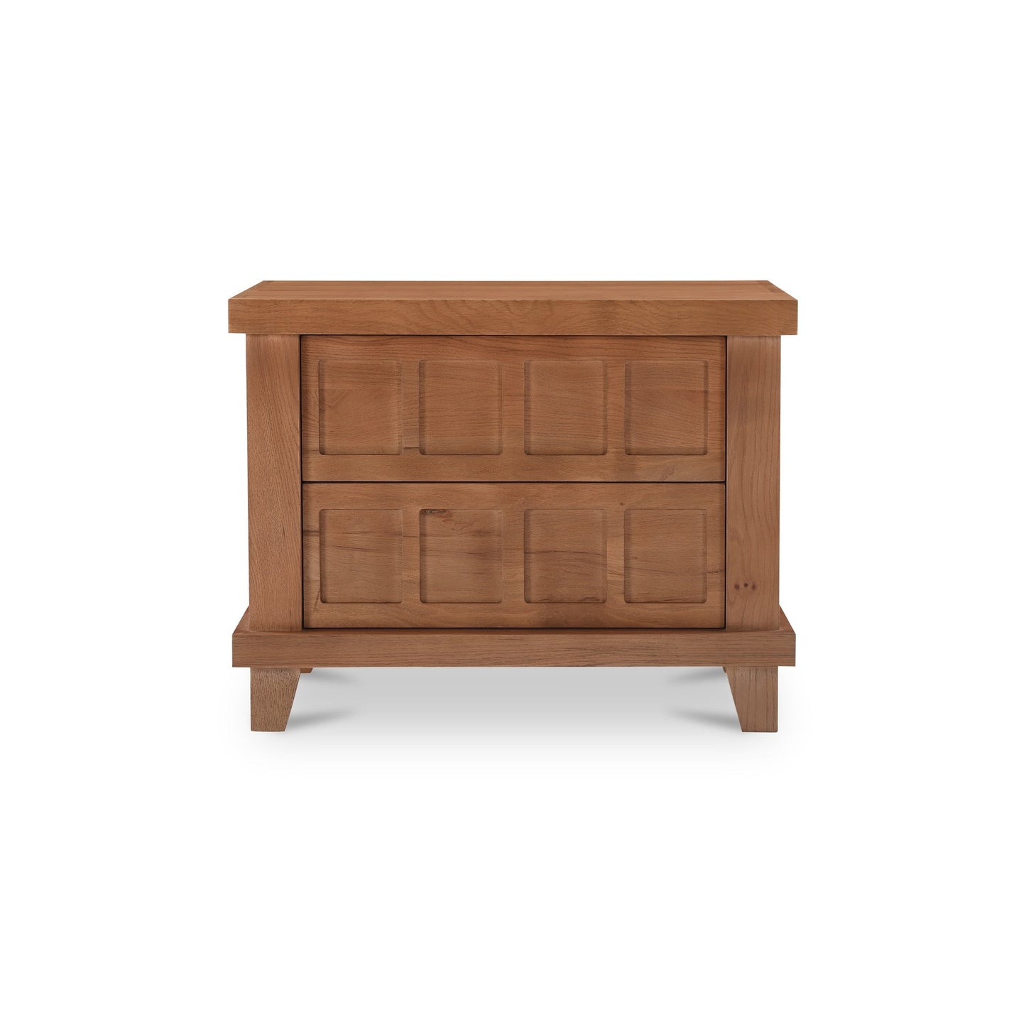 Enya Red Oak Nightstand - Ornate Home