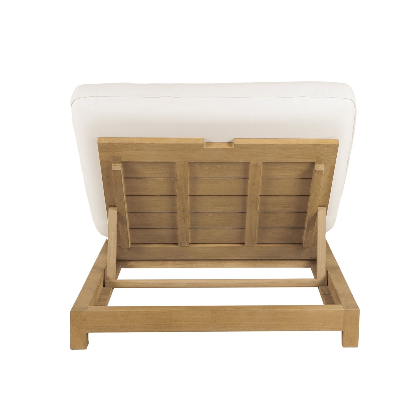 Enzo White Outdoor Adjustable Lounge Chair - Ornate Home