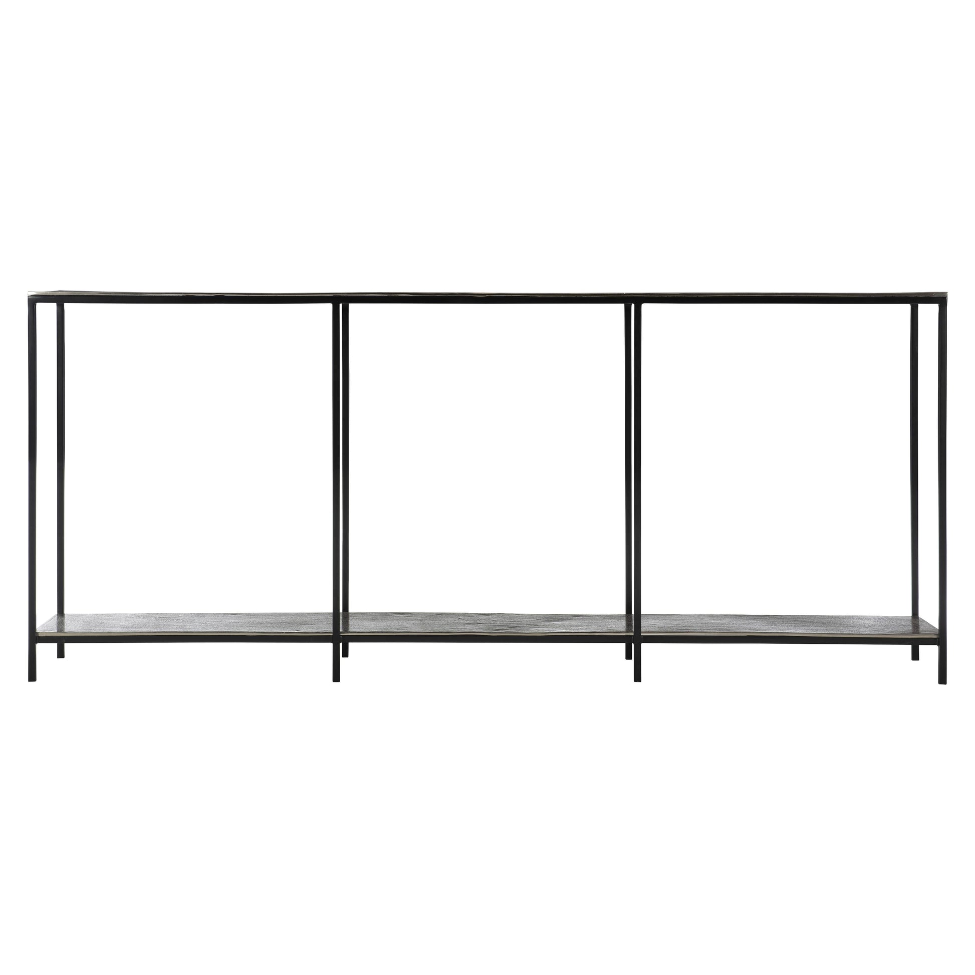 Equinox Nickel Console Table - Ornate Home