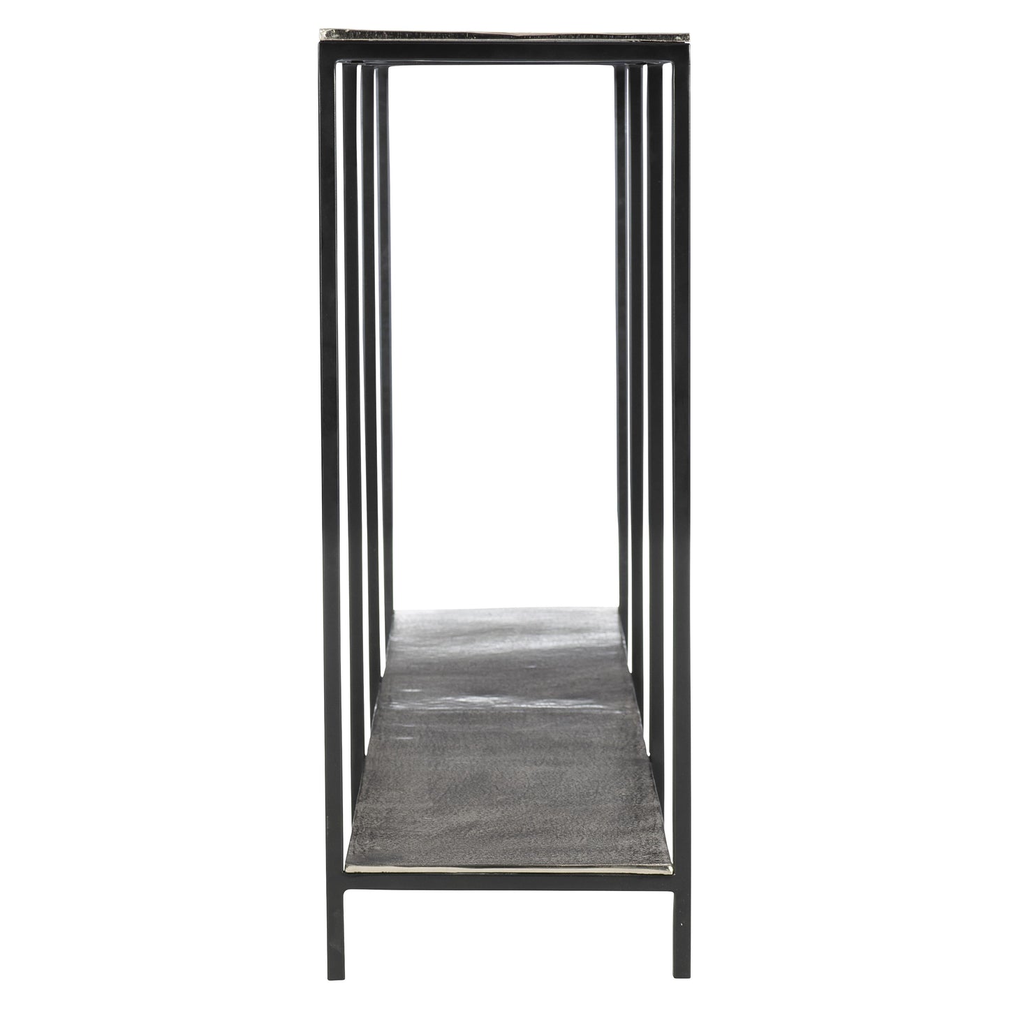 Equinox Nickel Console Table - Ornate Home