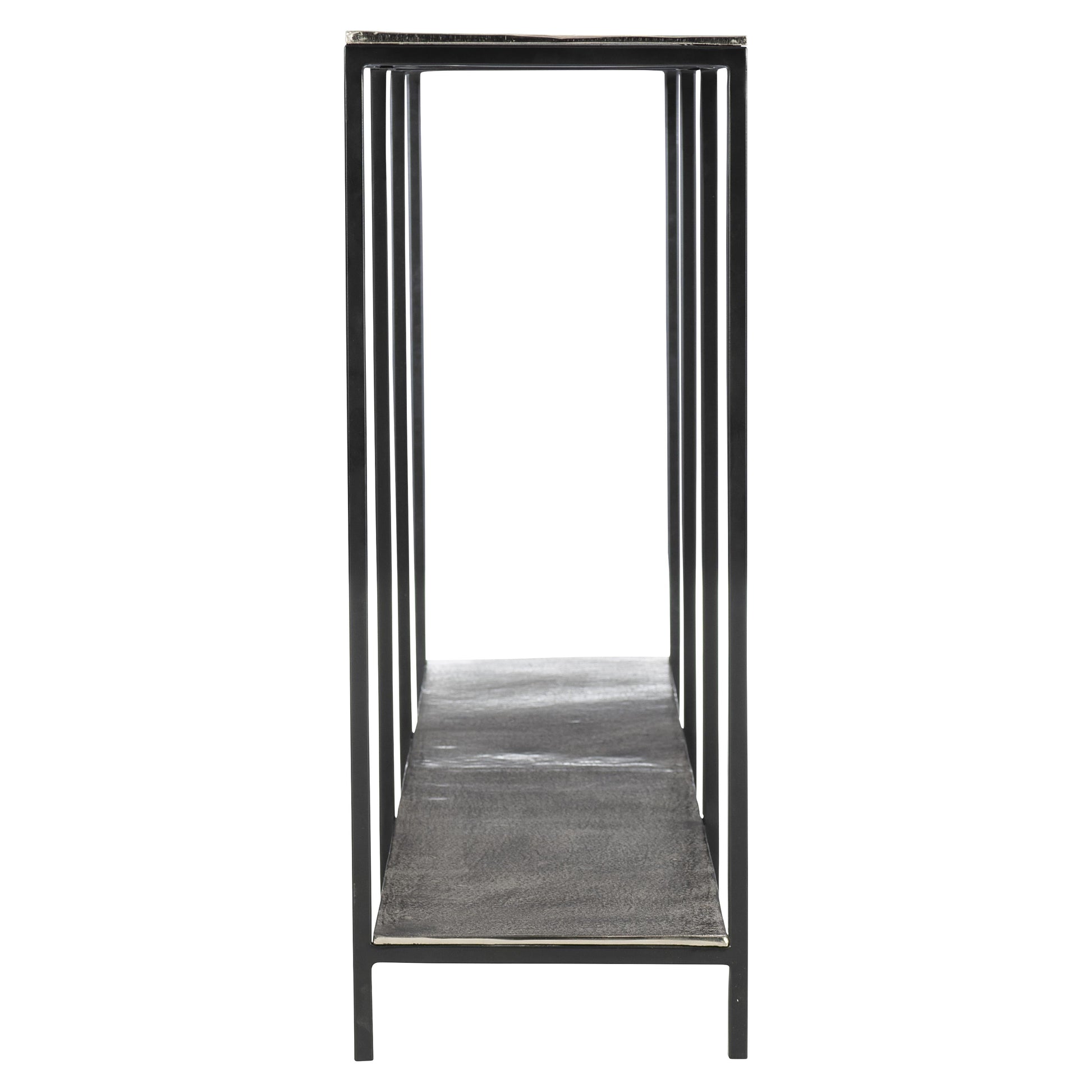 Equinox Nickel Console Table - Ornate Home
