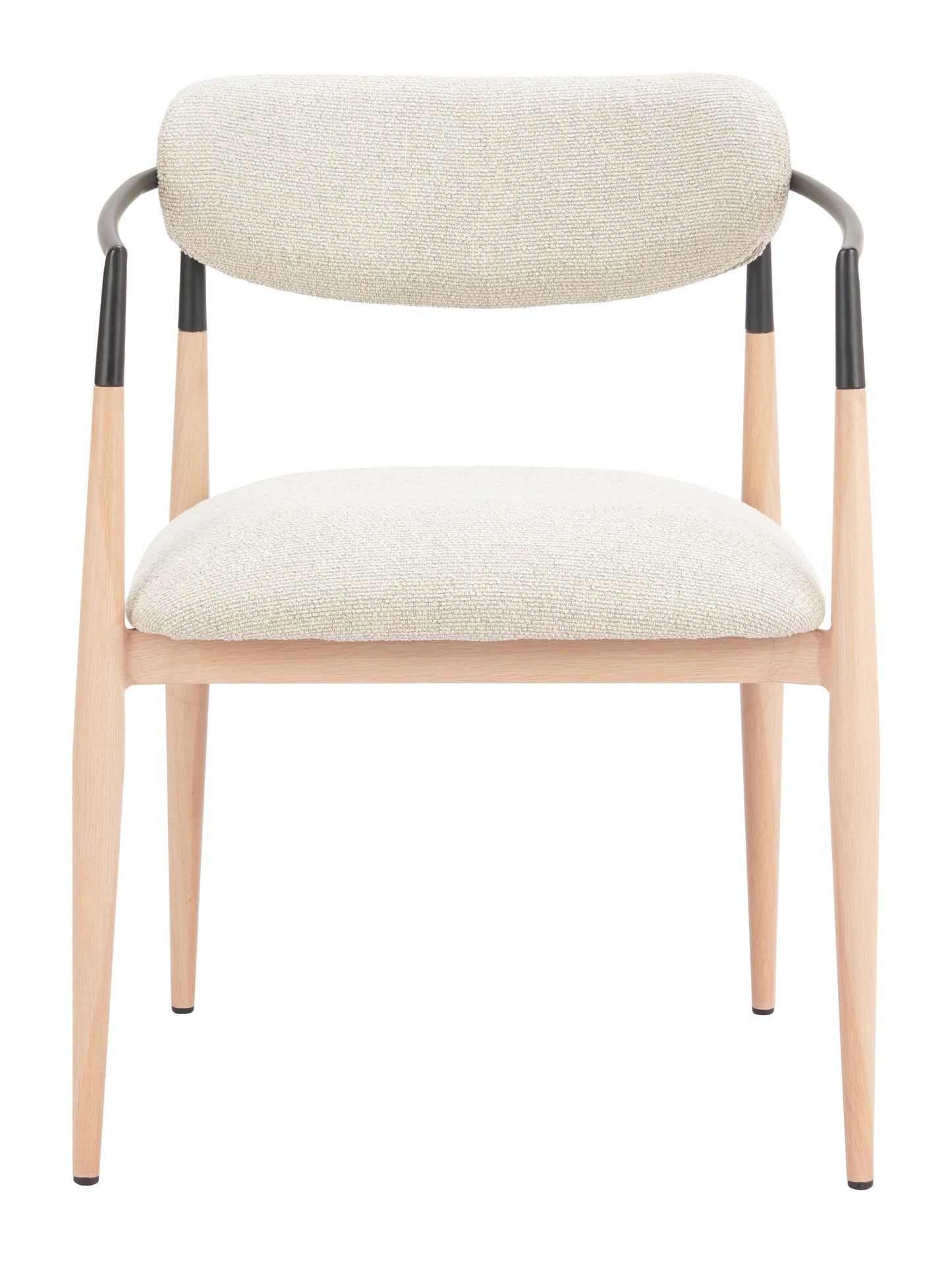 Equinox Oyster Gray & Natural Dining Chair - Ornate Home