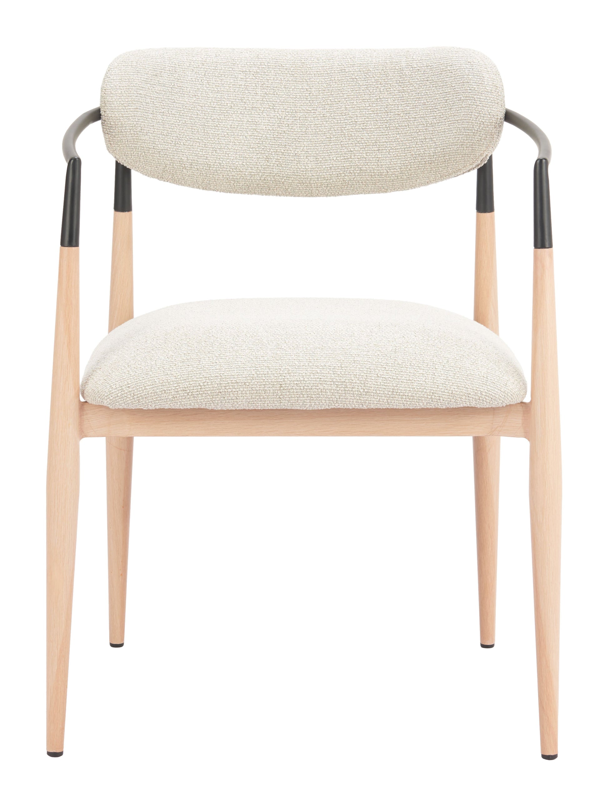 Equinox Oyster Gray & Natural Dining Chair - Ornate Home