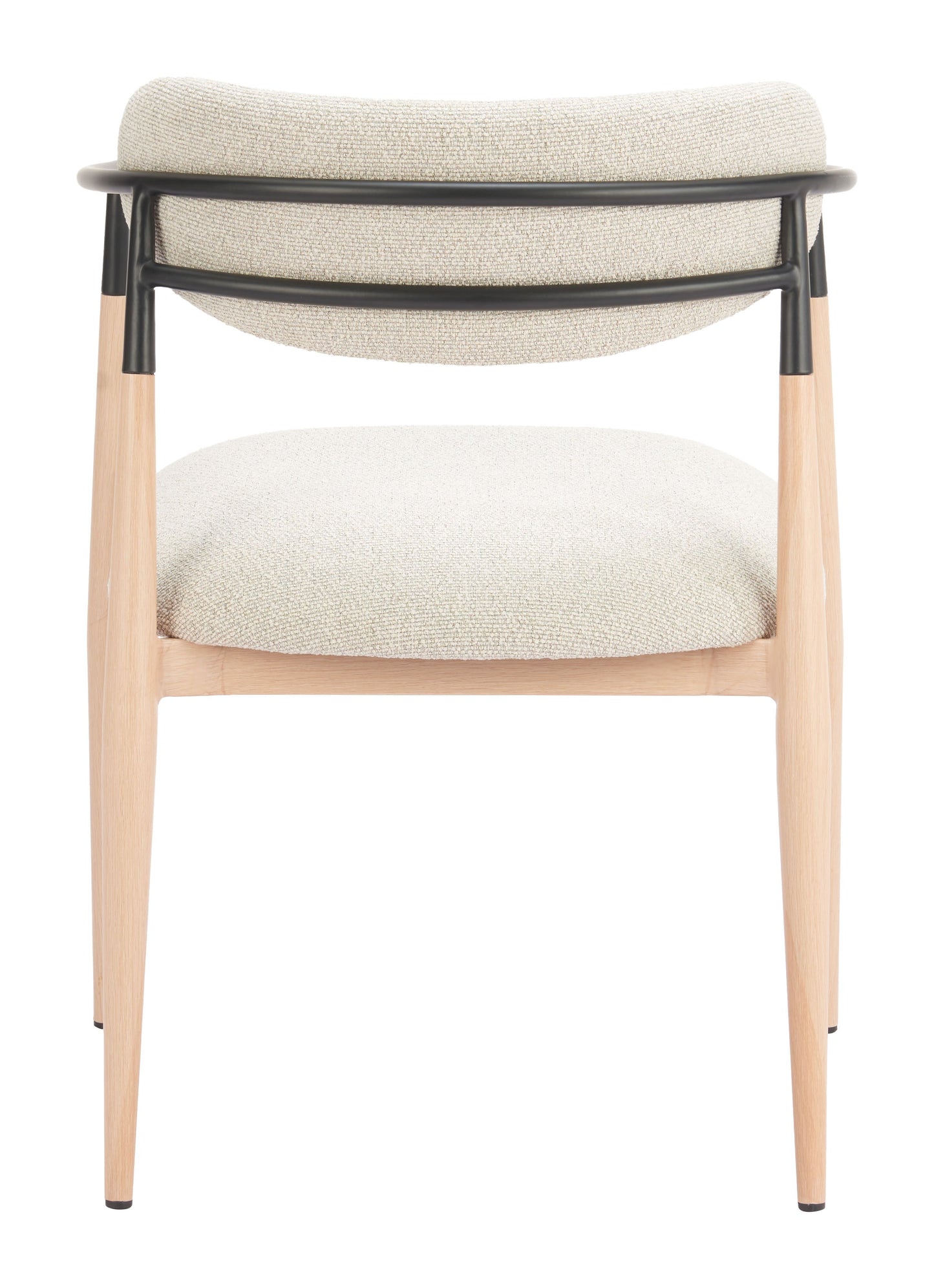 Equinox Oyster Gray & Natural Dining Chair - Ornate Home