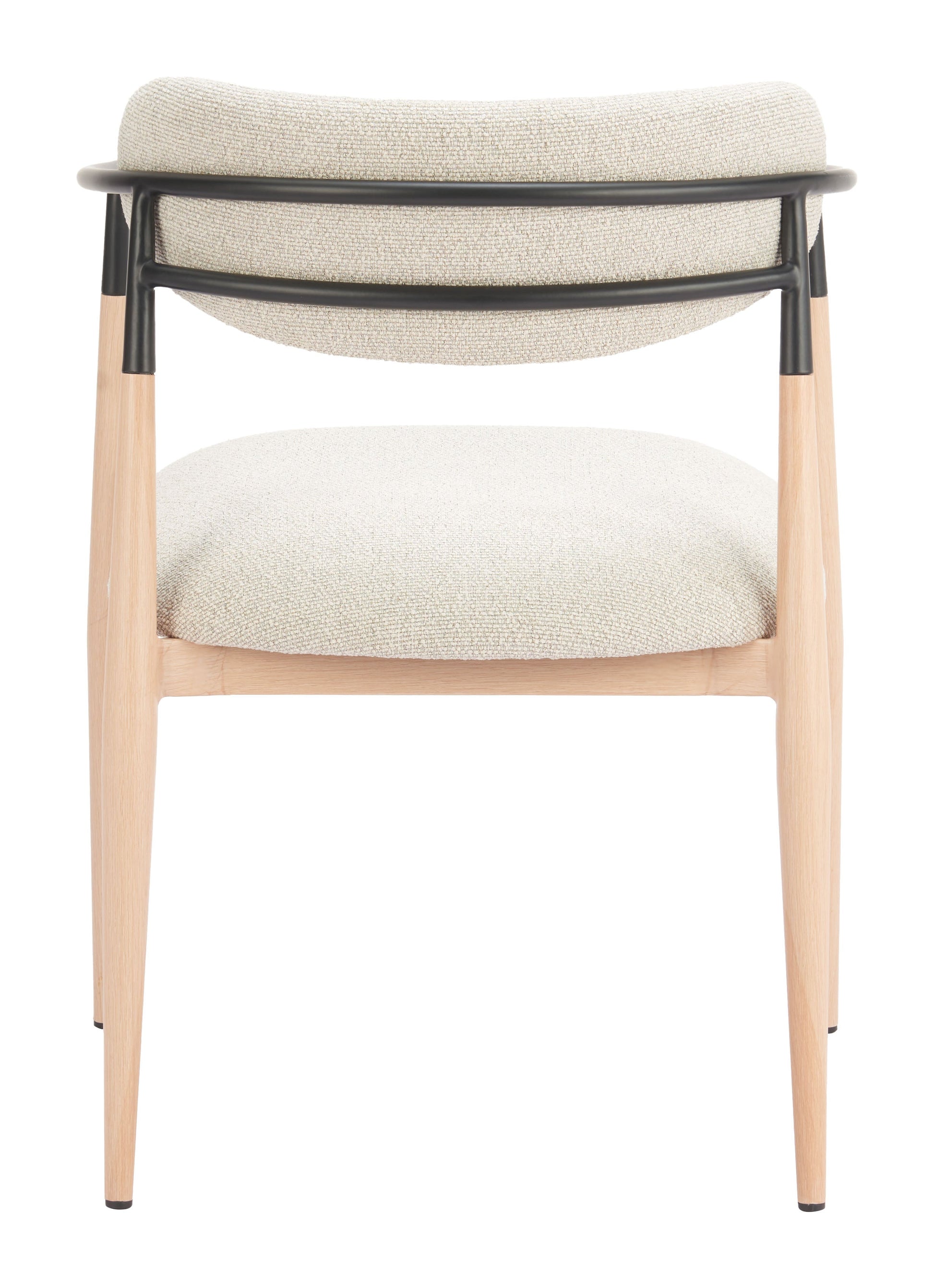 Equinox Oyster Gray & Natural Dining Chair - Ornate Home