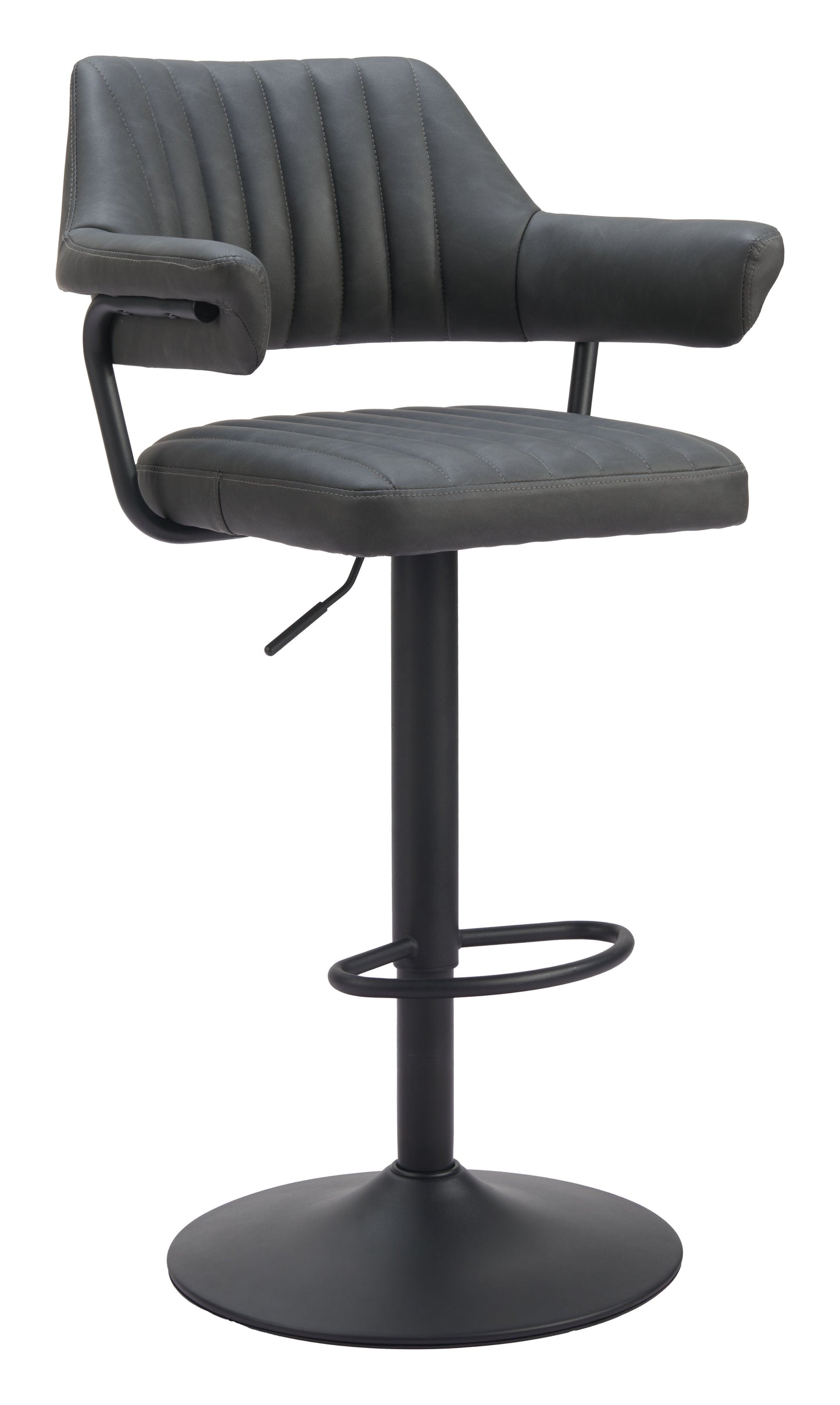 Erret Gray Barstool - Ornate Home