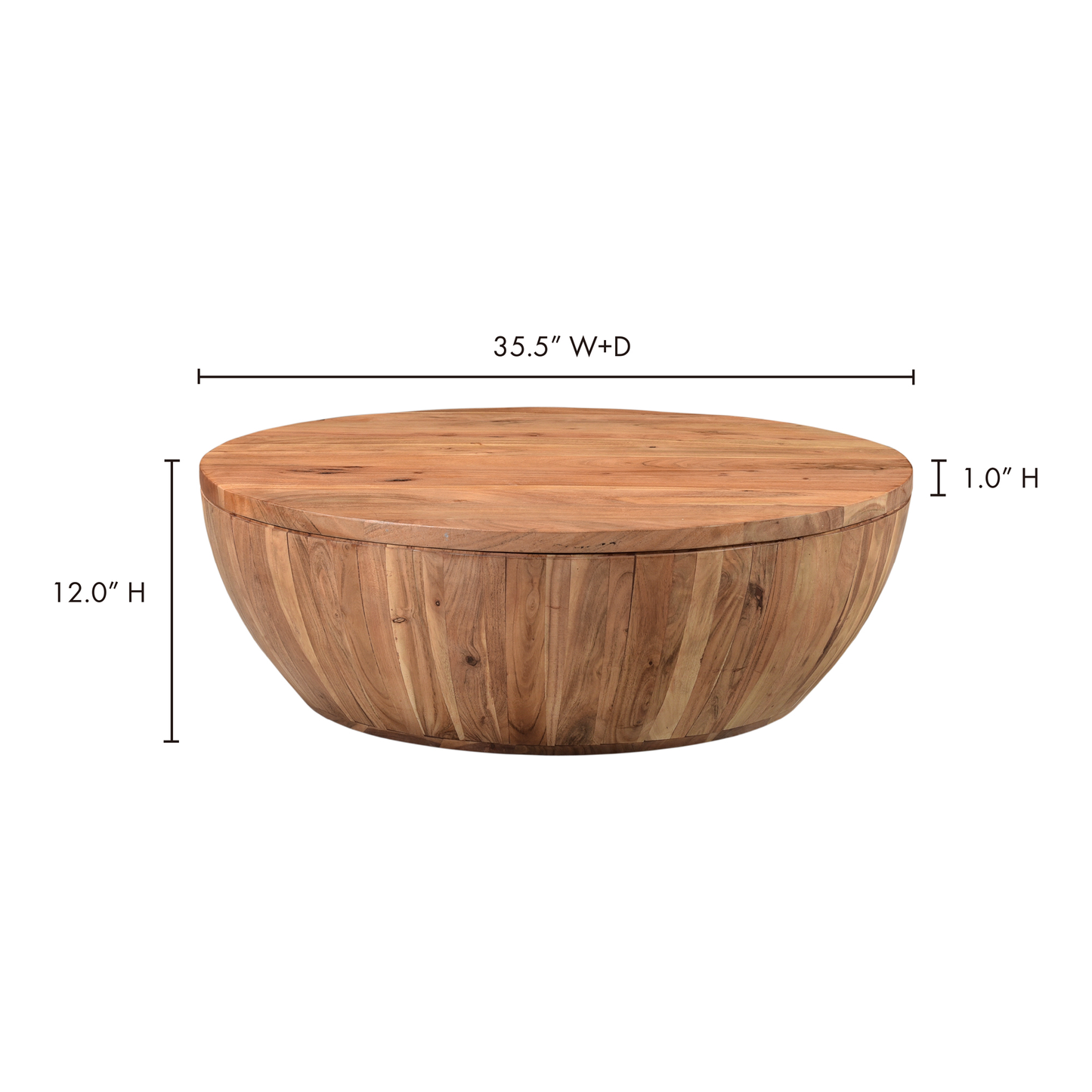 Eske Natural Coffee Table - Ornate Home
