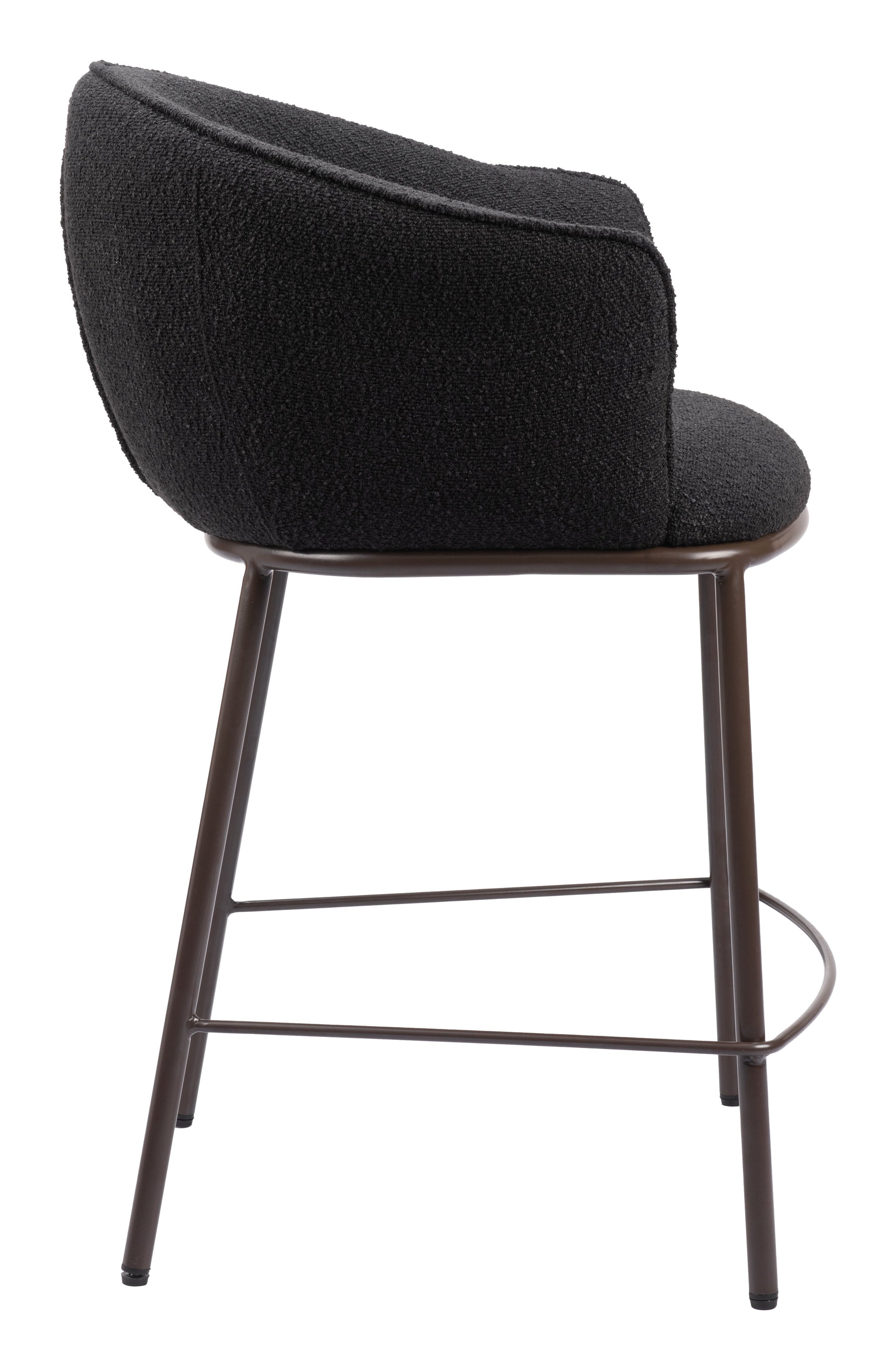 Essen Black & Bronze Counter Stool - Ornate Home