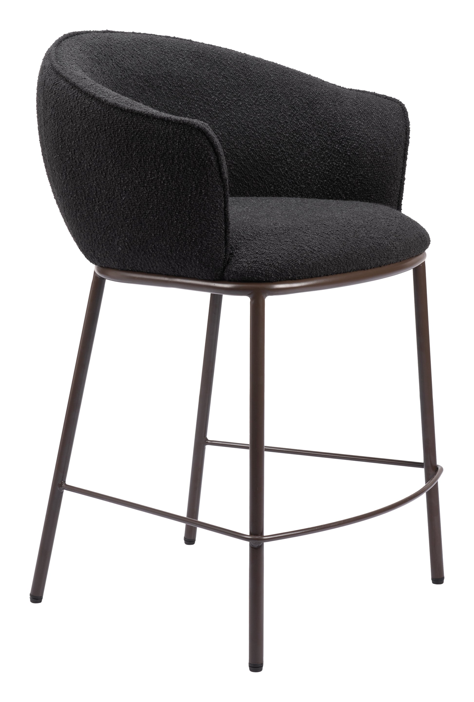 Essen Black & Bronze Counter Stool - Ornate Home