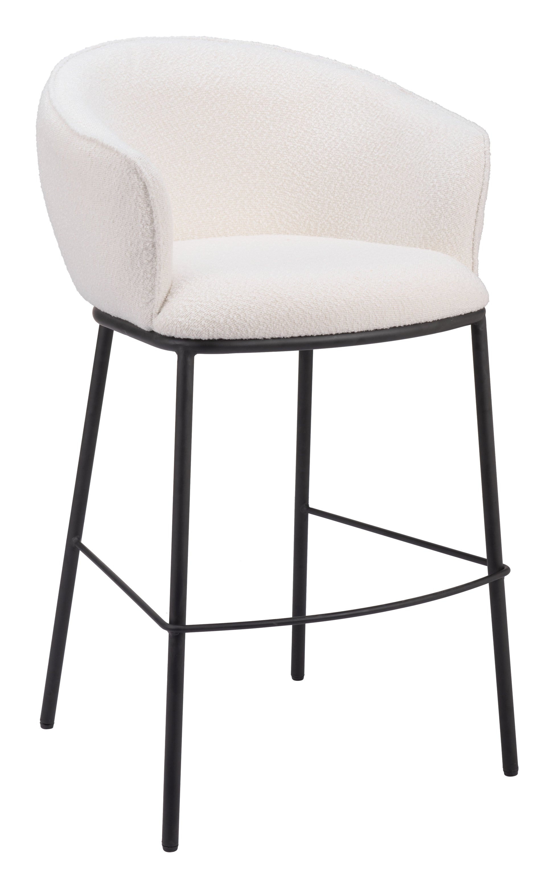 Essen Ivory Barstool - Ornate Home