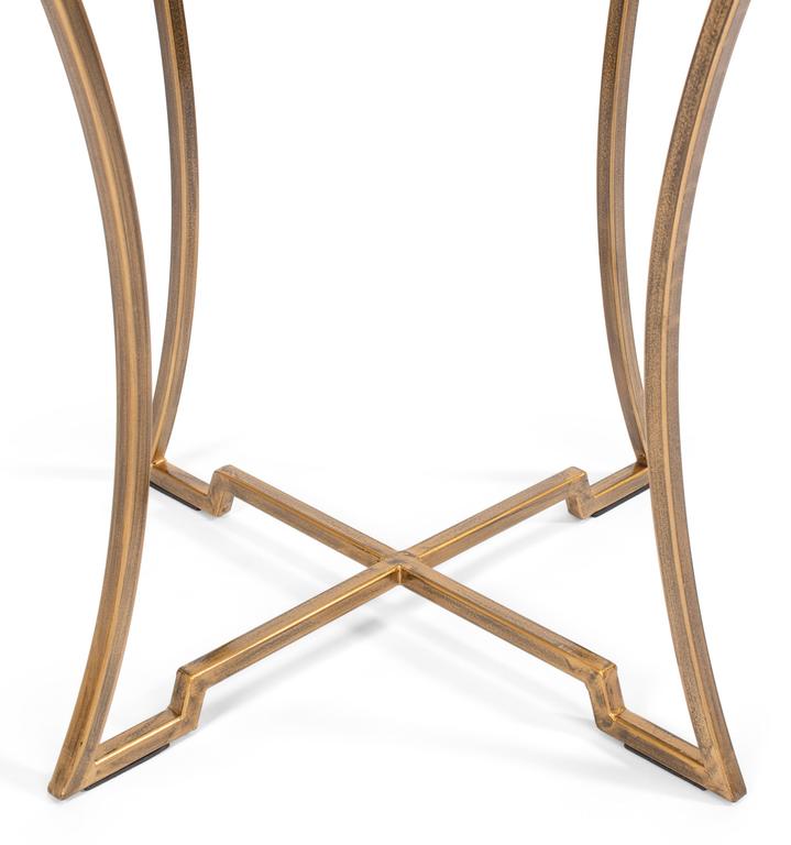 Essential Forms Gold Round Side Table - Ornate Home