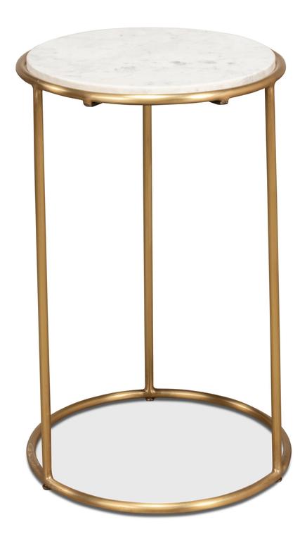 Essential Forms Gold Side Table - Ornate Home