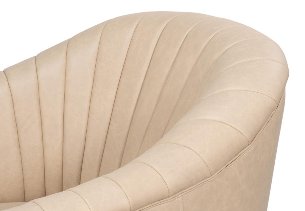 Essex White Swivel Chair - Ornate Home