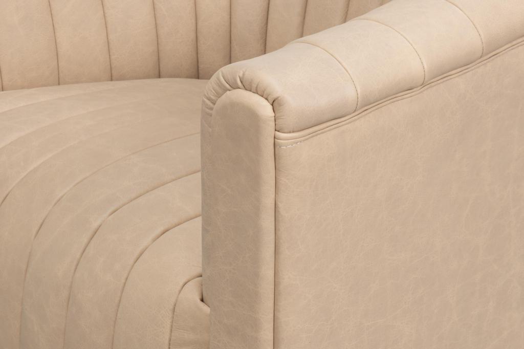 Essex White Swivel Chair - Ornate Home