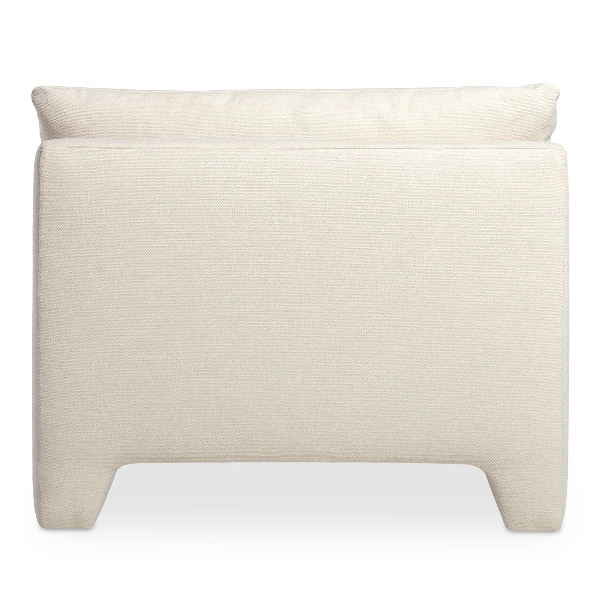 Estelle Cream Lounge Chair - Ornate Home