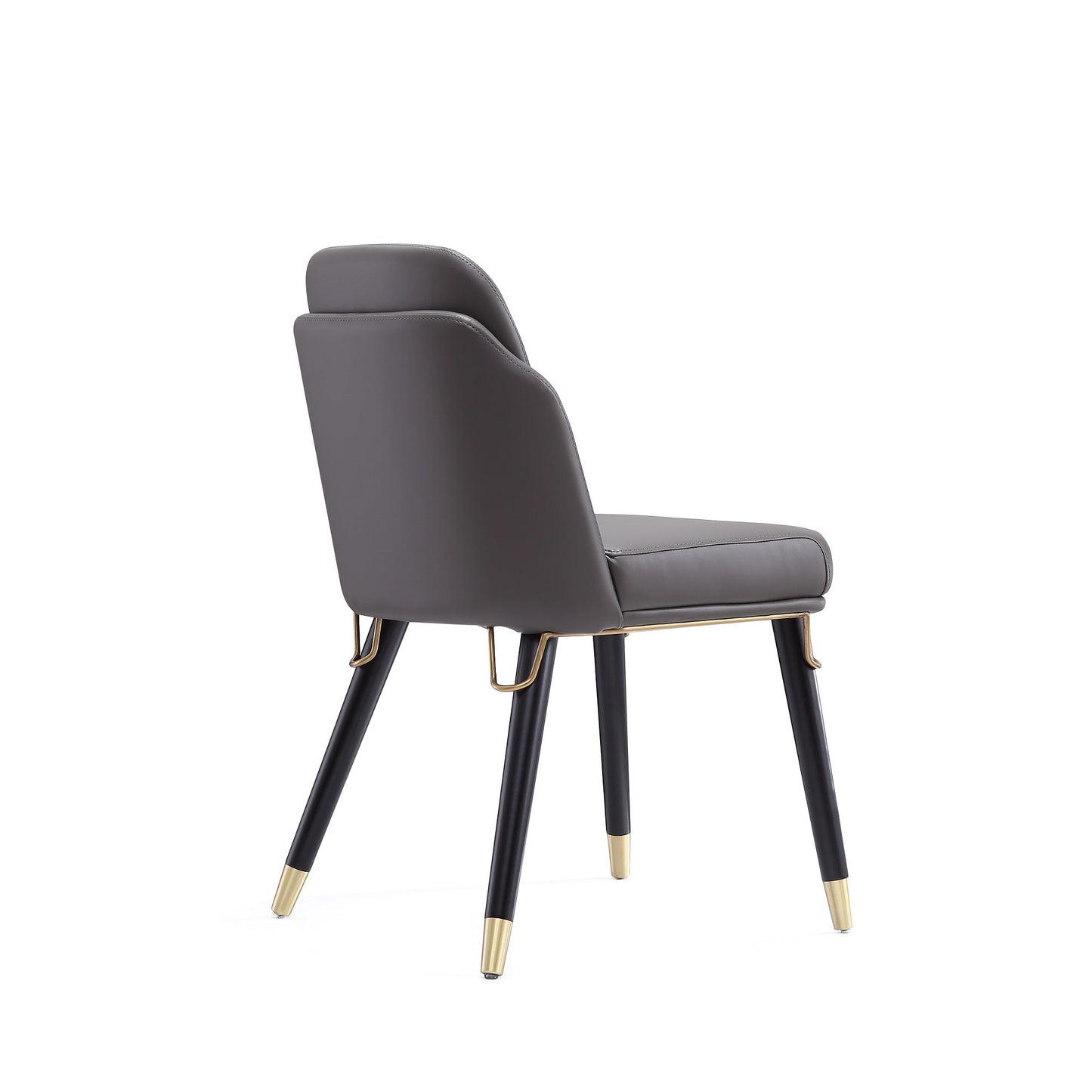 Estelle Dining Chair in Pebble and Black - Ornate Home