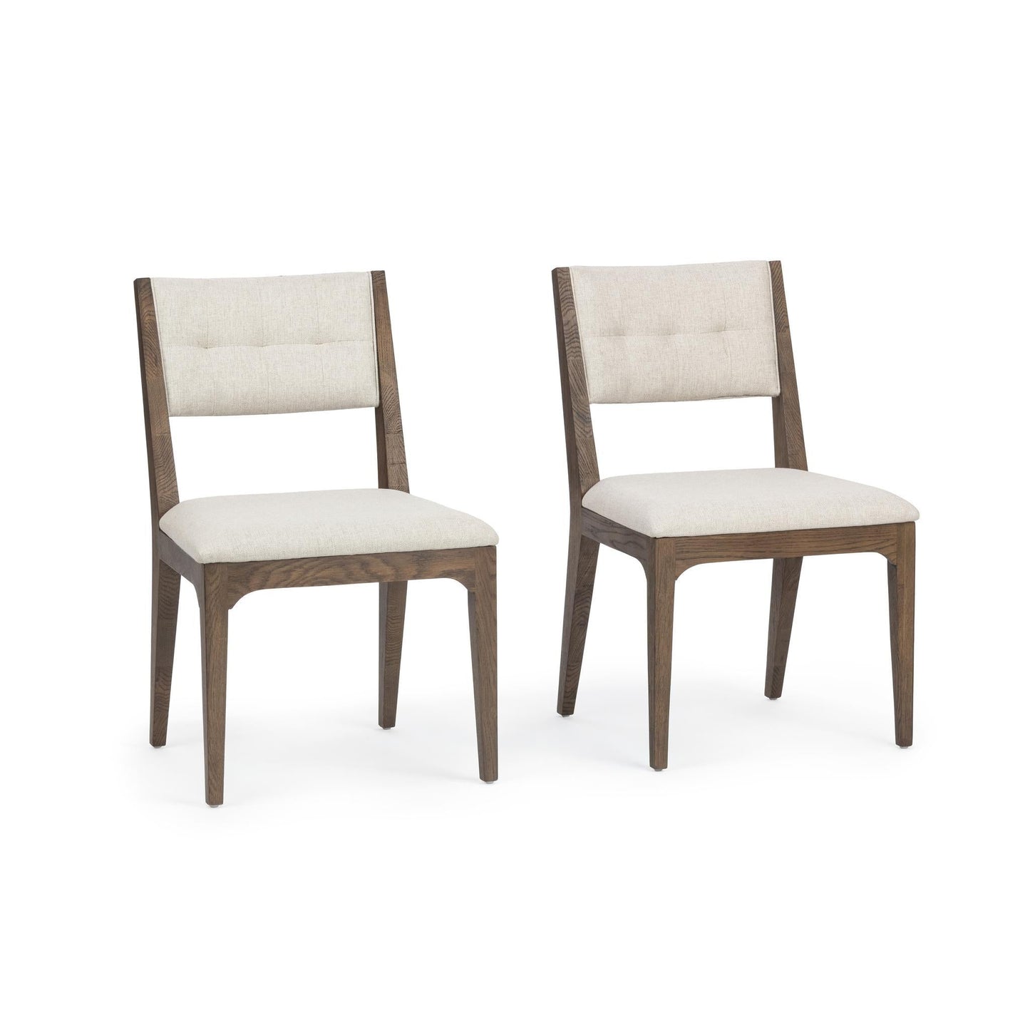 Estelle Soft Cocoa Dining Chair (Set of 2) - Ornate Home
