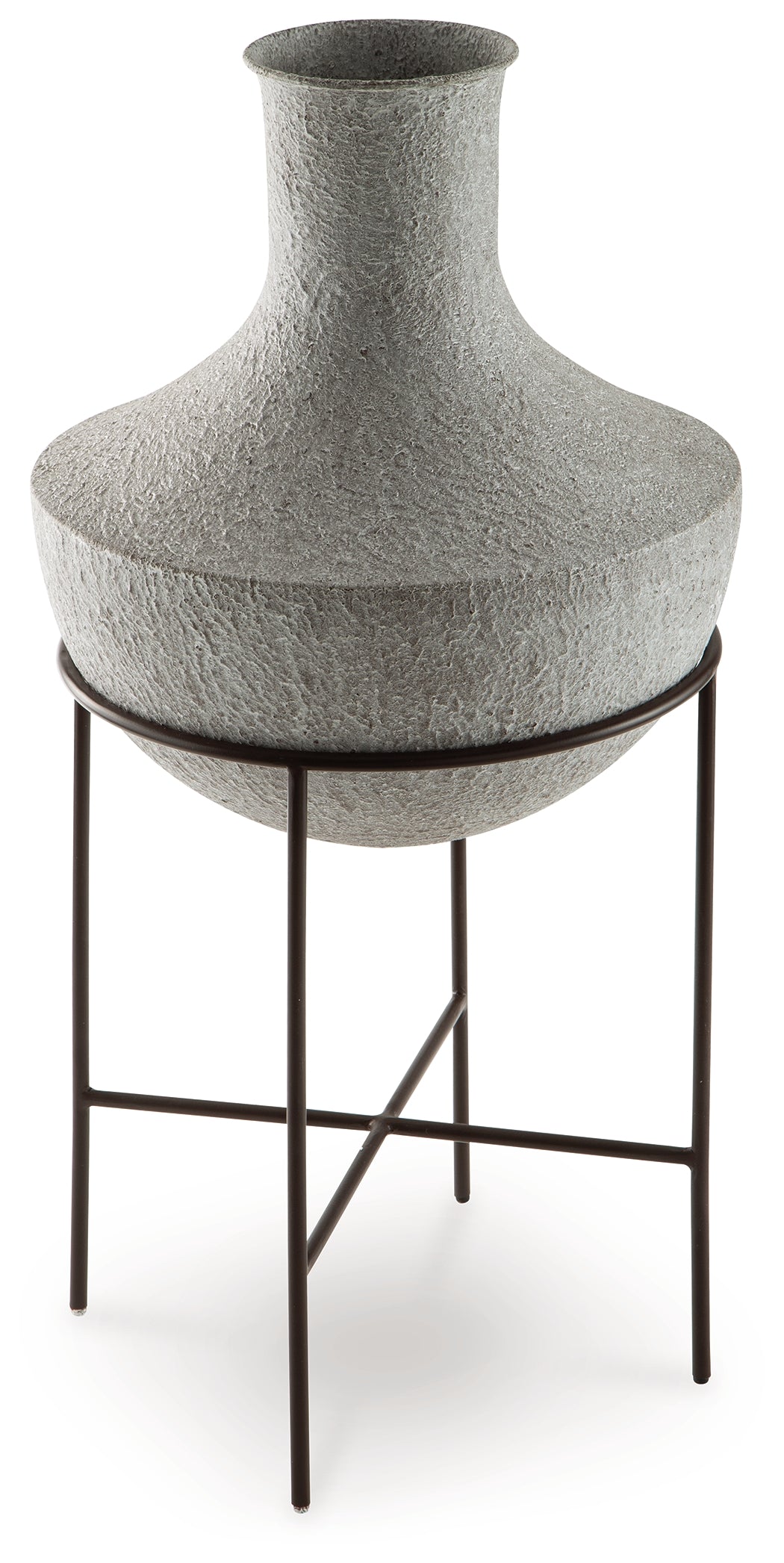 Estonbank Distressed Cream Vase 28"- Viva Furn