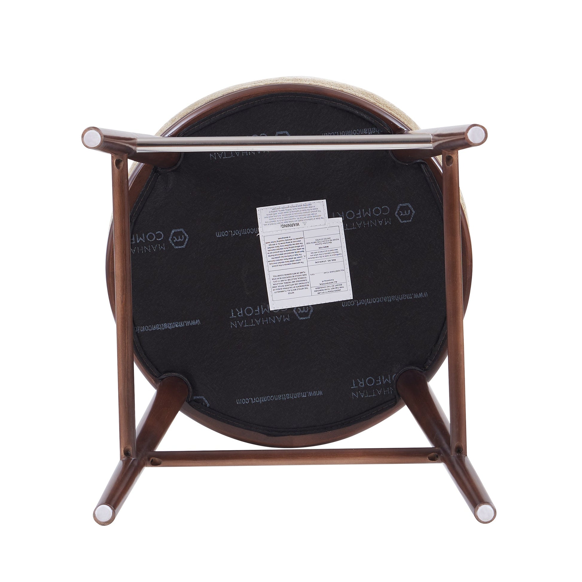 Evalyn Barstool in Natural (set of 2) - Ornate Home