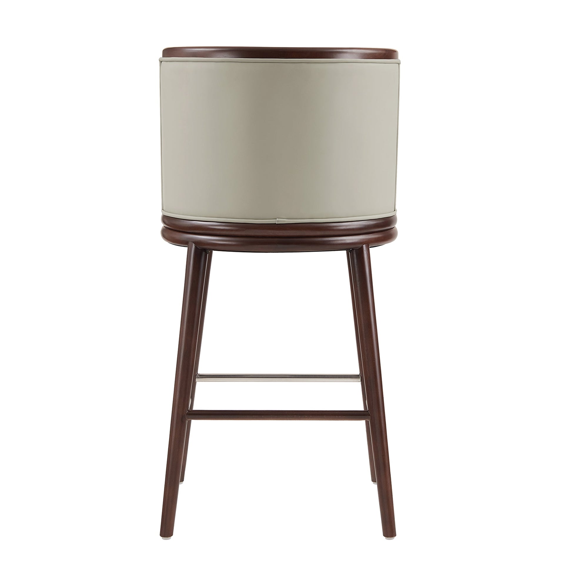 Evalyn Barstool in Stone (set of 3) - Ornate Home