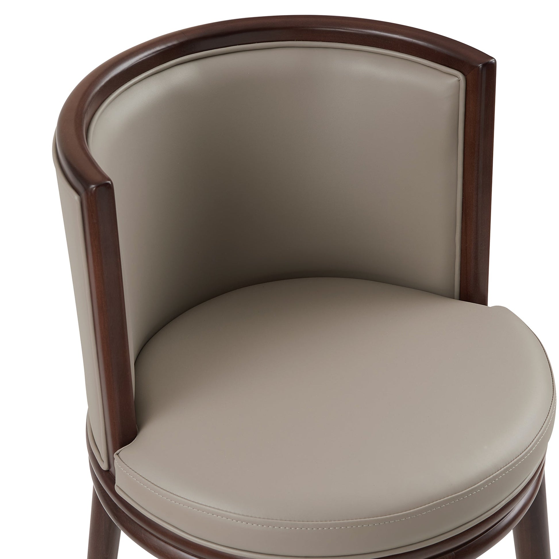 Evalyn Barstool in Taupe (set of 3) - Ornate Home