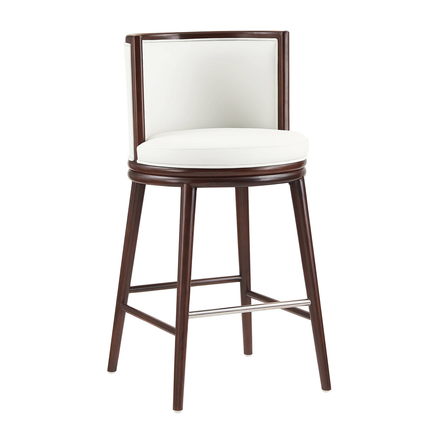 Evalyn Barstool in White - Ornate Home