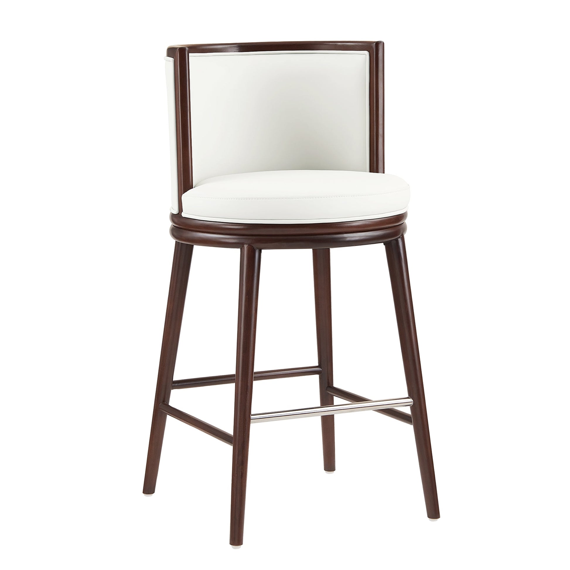 Evalyn Barstool in White - Ornate Home