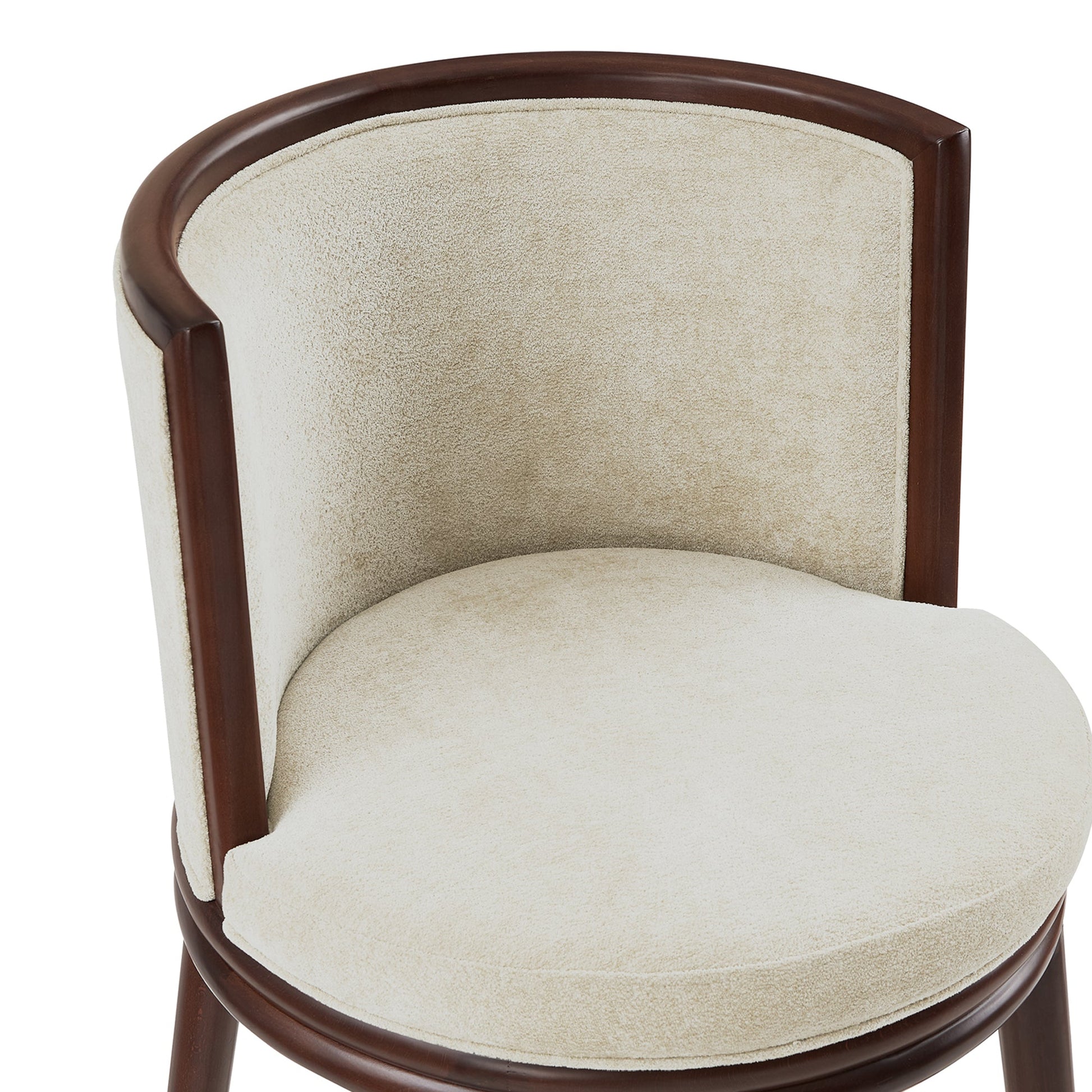 Evalyn Counter Stool in Cream (set of 2) - Ornate Home