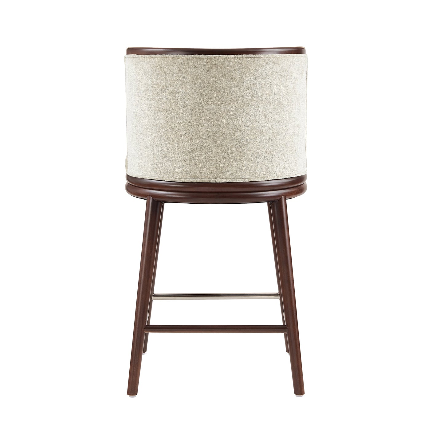 Evalyn Counter Stool in Cream (set of 3) - Ornate Home