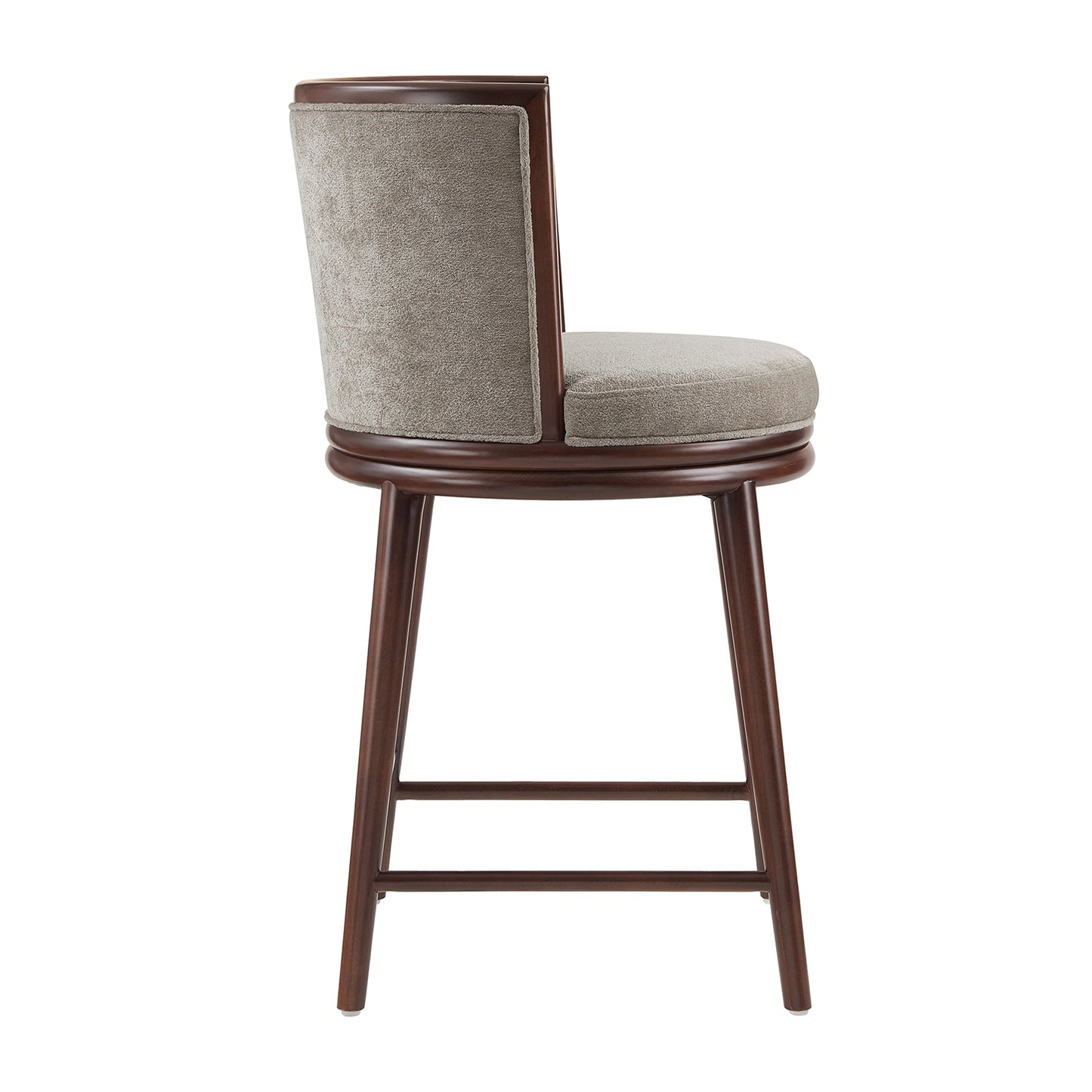 Evalyn Counter Stool in Dove (set of 2) - Ornate Home