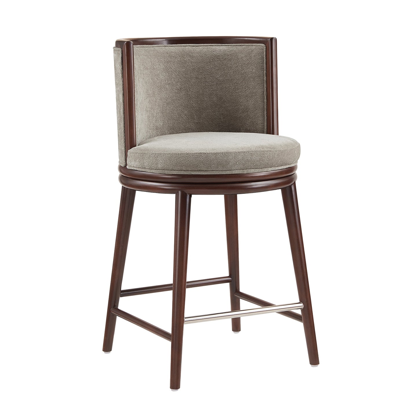 Evalyn Counter Stool in Dove (set of 3) - Ornate Home
