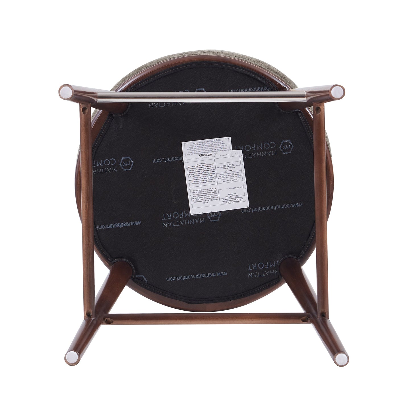 Evalyn Counter Stool in Dove (set of 3) - Ornate Home