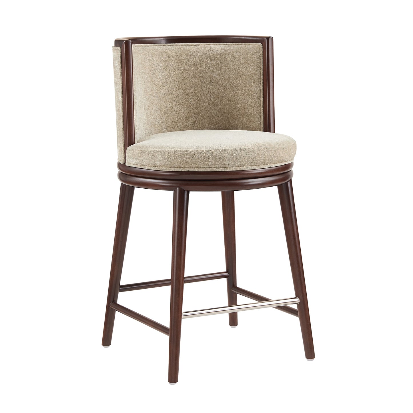 Evalyn Counter Stool in Natural (set of 2) - Ornate Home
