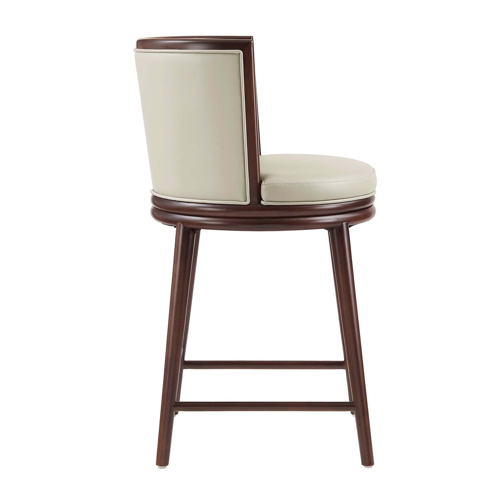 Evalyn Counter Stool in Stone (set of 3) - Ornate Home
