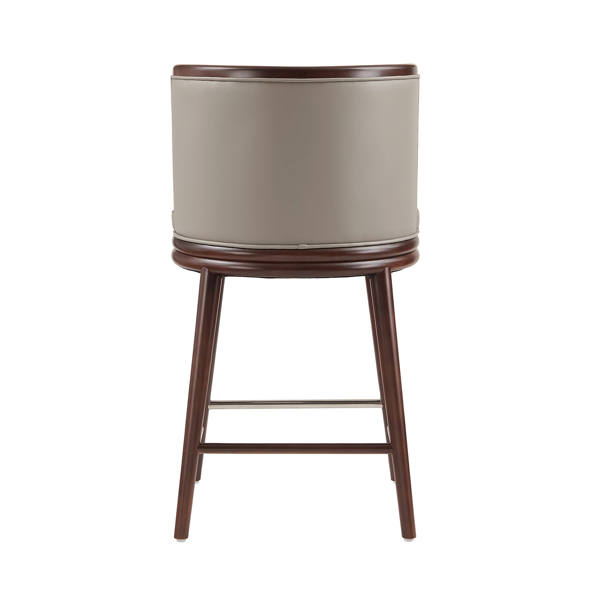 Evalyn Counter Stool in Taupe - Ornate Home