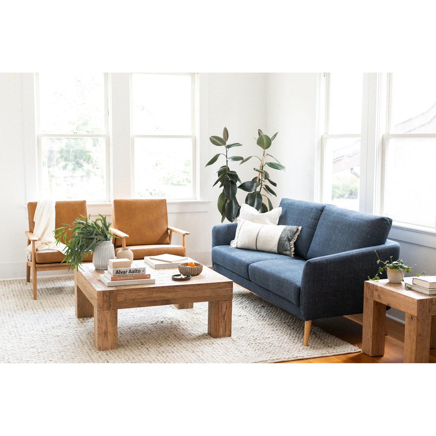 Evander Natural Coffee Table - Ornate Home