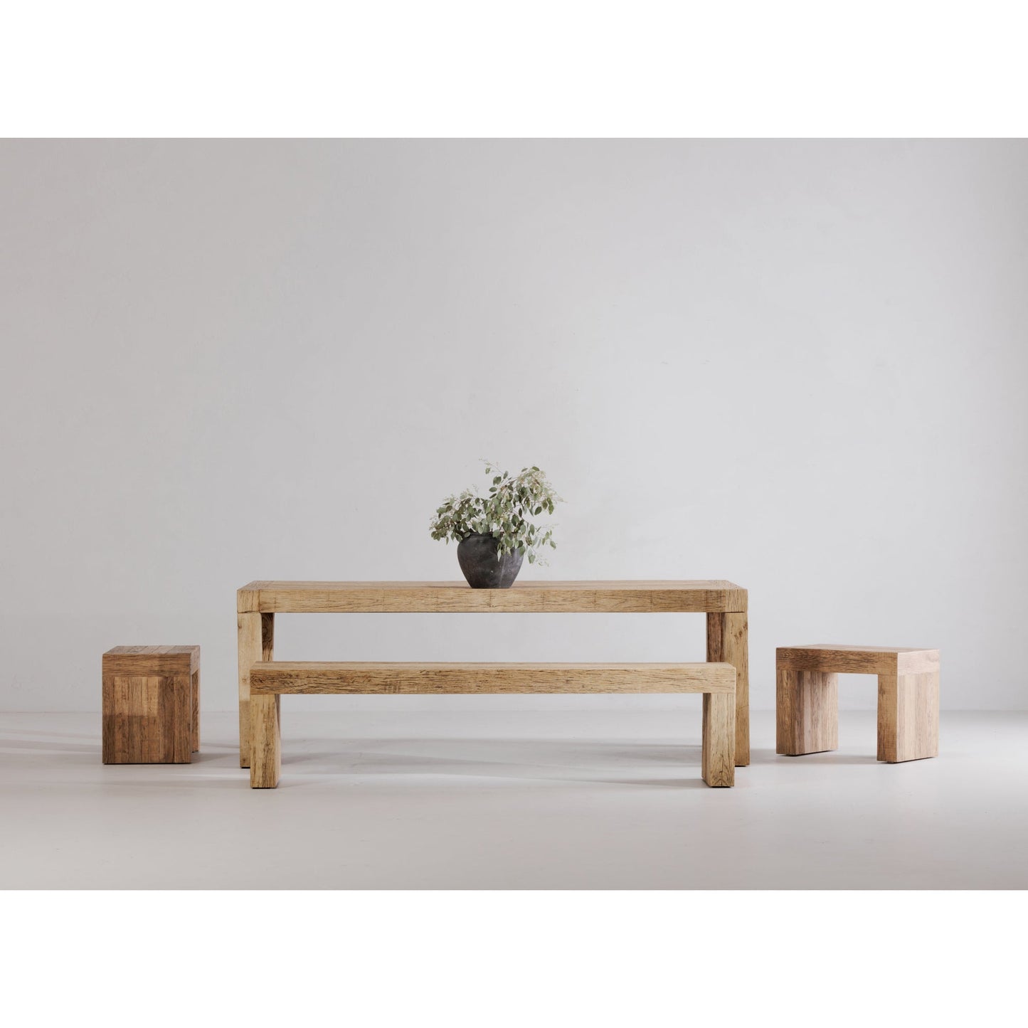 Evander Natural Dining Stool - Ornate Home