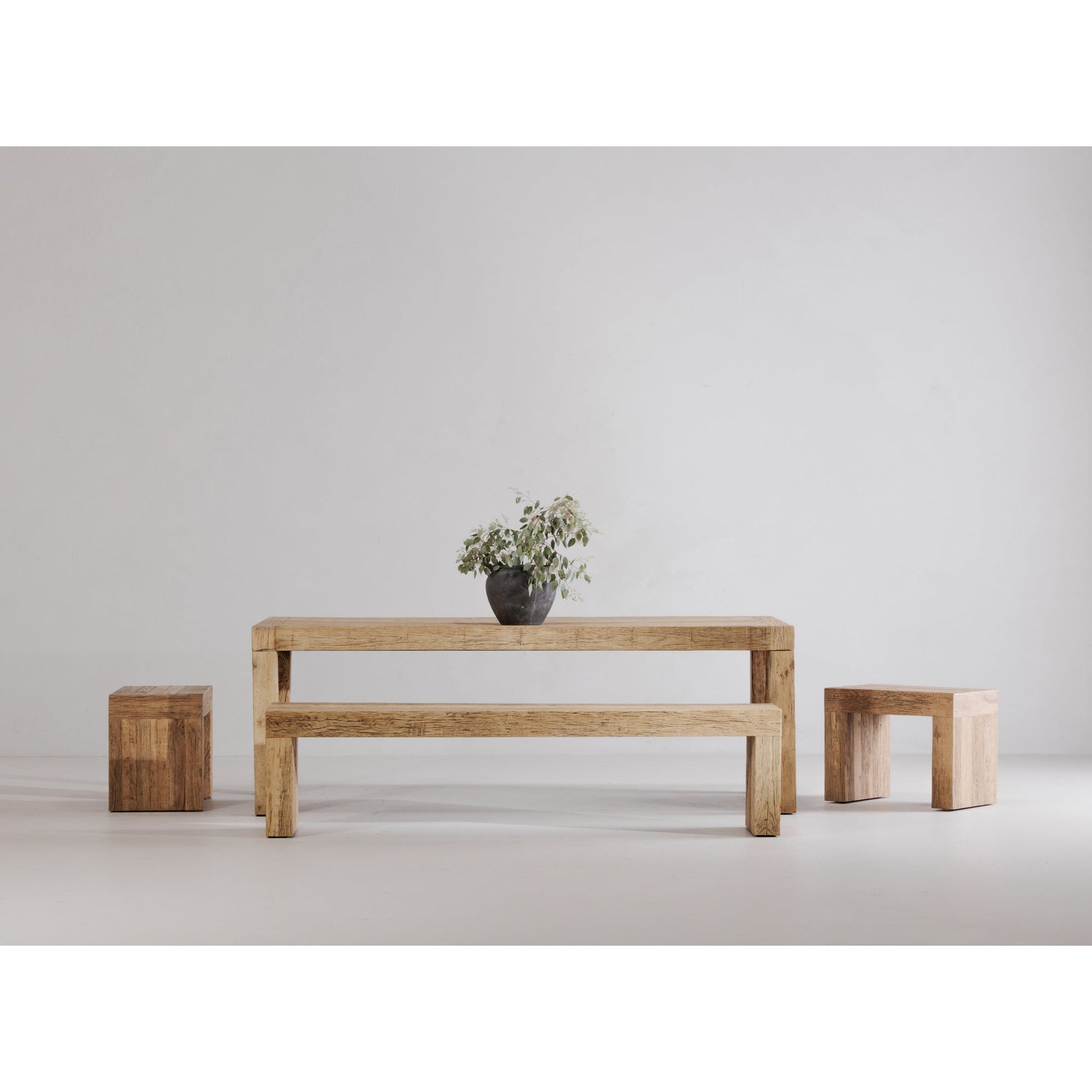 Evander Natural Dining Stool - Ornate Home