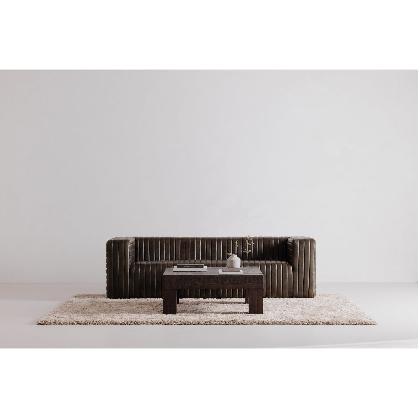 Evander Rustic Brown Coffee Table - Ornate Home