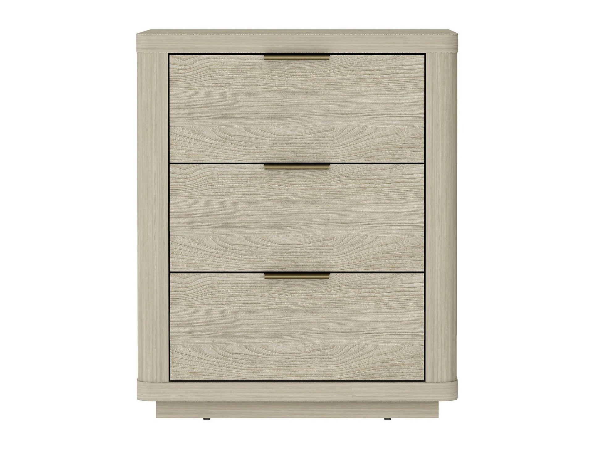 Evelyn 20" 3 Drawers Nightstand in Natural - Ornate Home