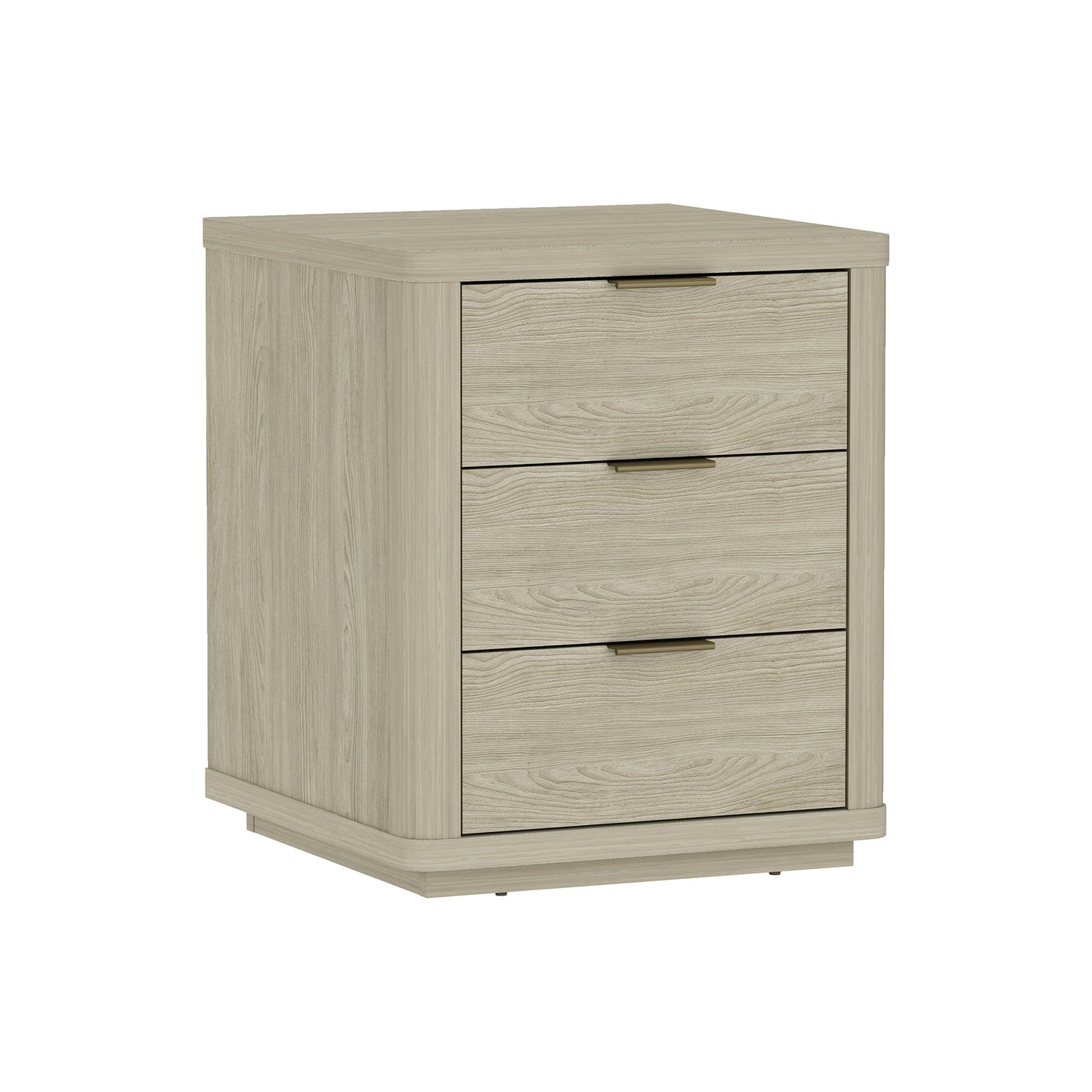 Evelyn 20" 3 Drawers Nightstand in Natural - Ornate Home