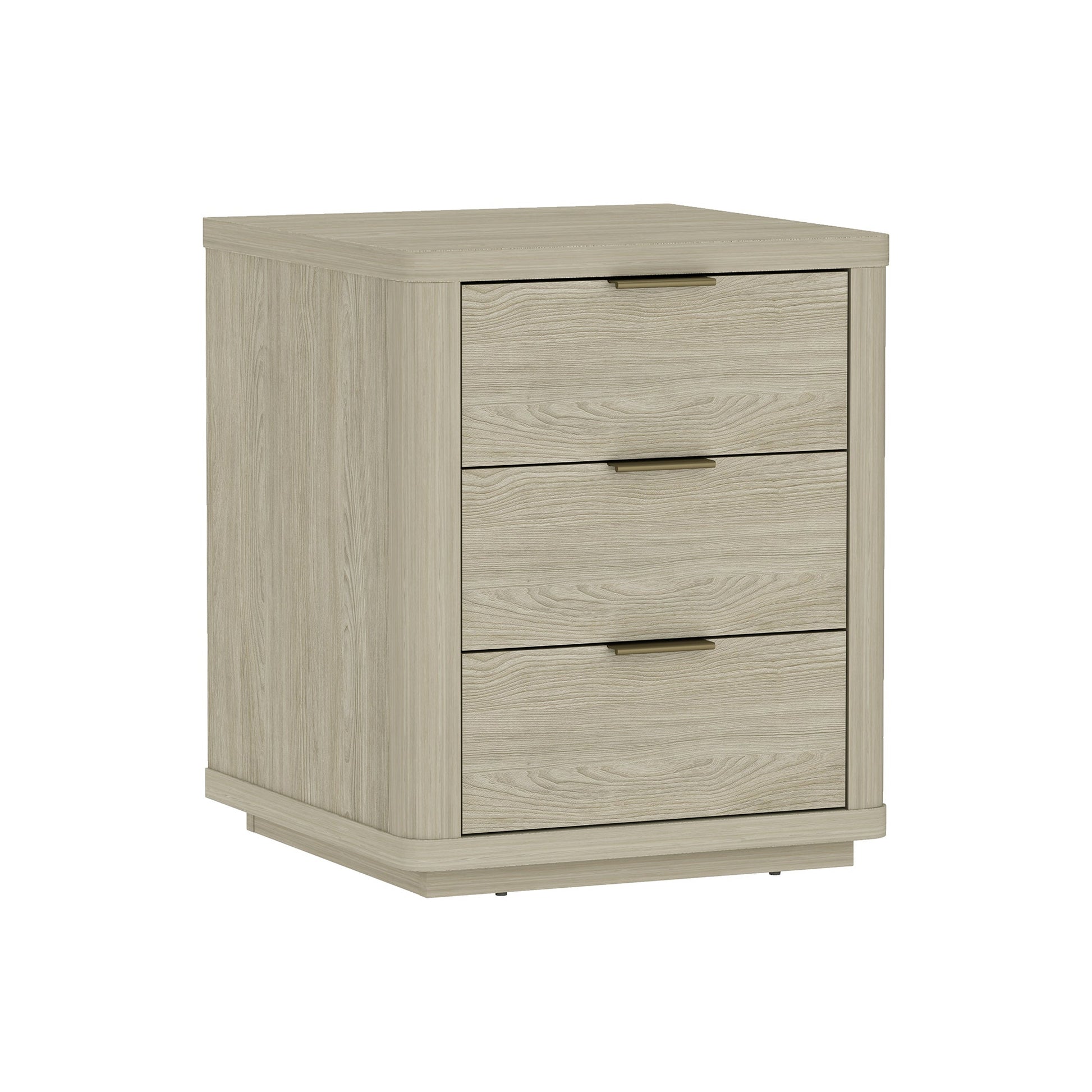 Evelyn 20" 3 Drawers Nightstand in Natural - Ornate Home