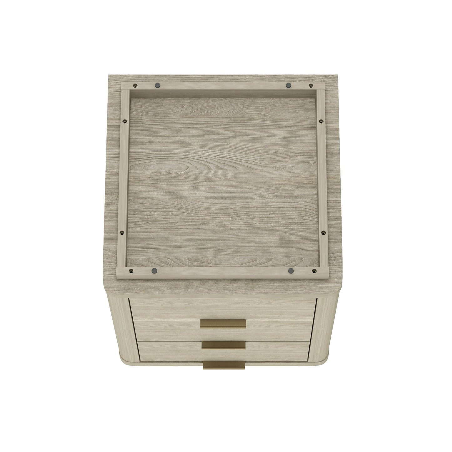Evelyn 20" 3 Drawers Nightstand in Natural - Ornate Home